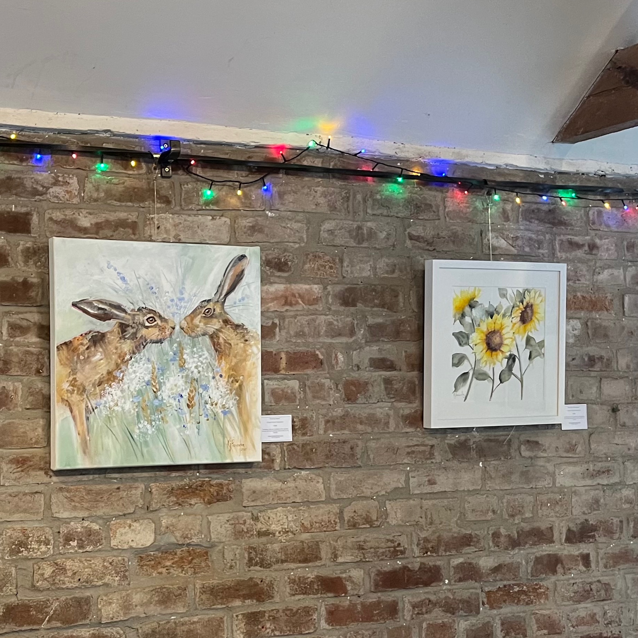 Kissing Hares (Sold)