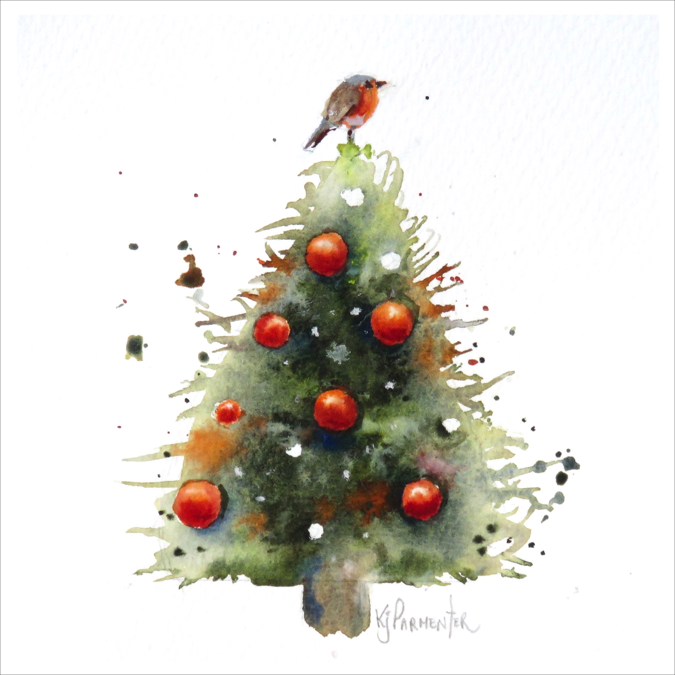 Top of the Tree Robin – card