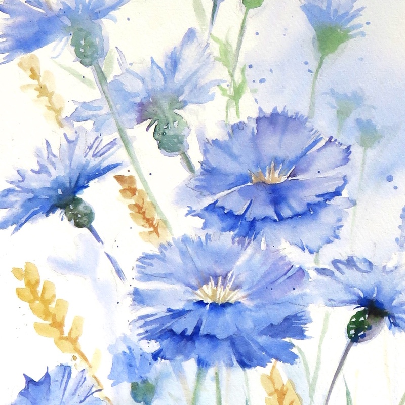 Cornflower Blue (Sold)