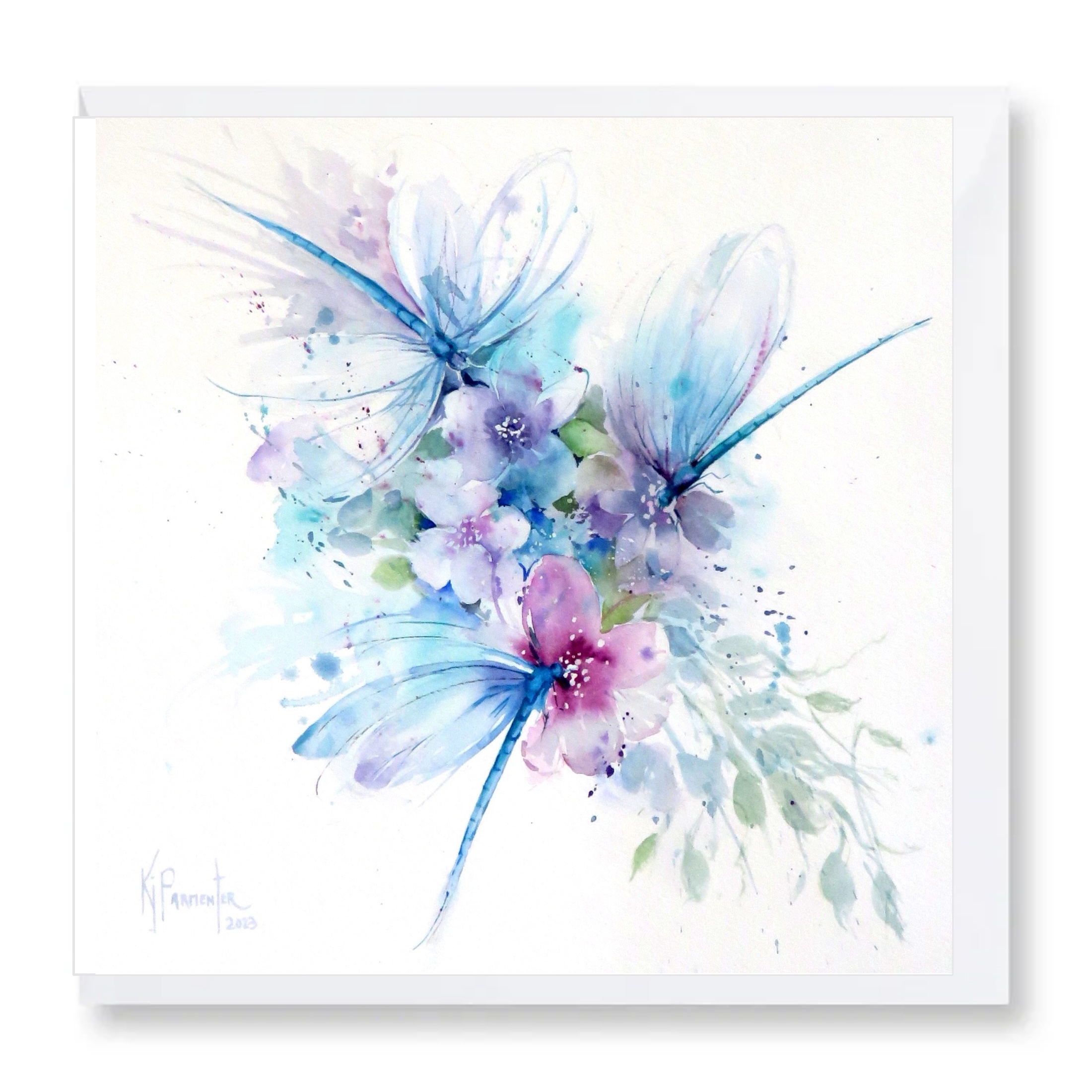 Damselflies Fleeting Card