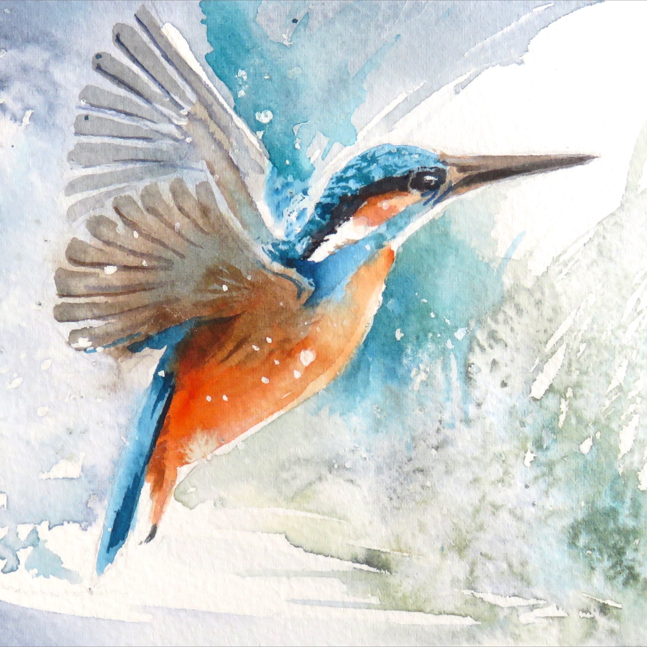 Kingfisher splash (Sold)