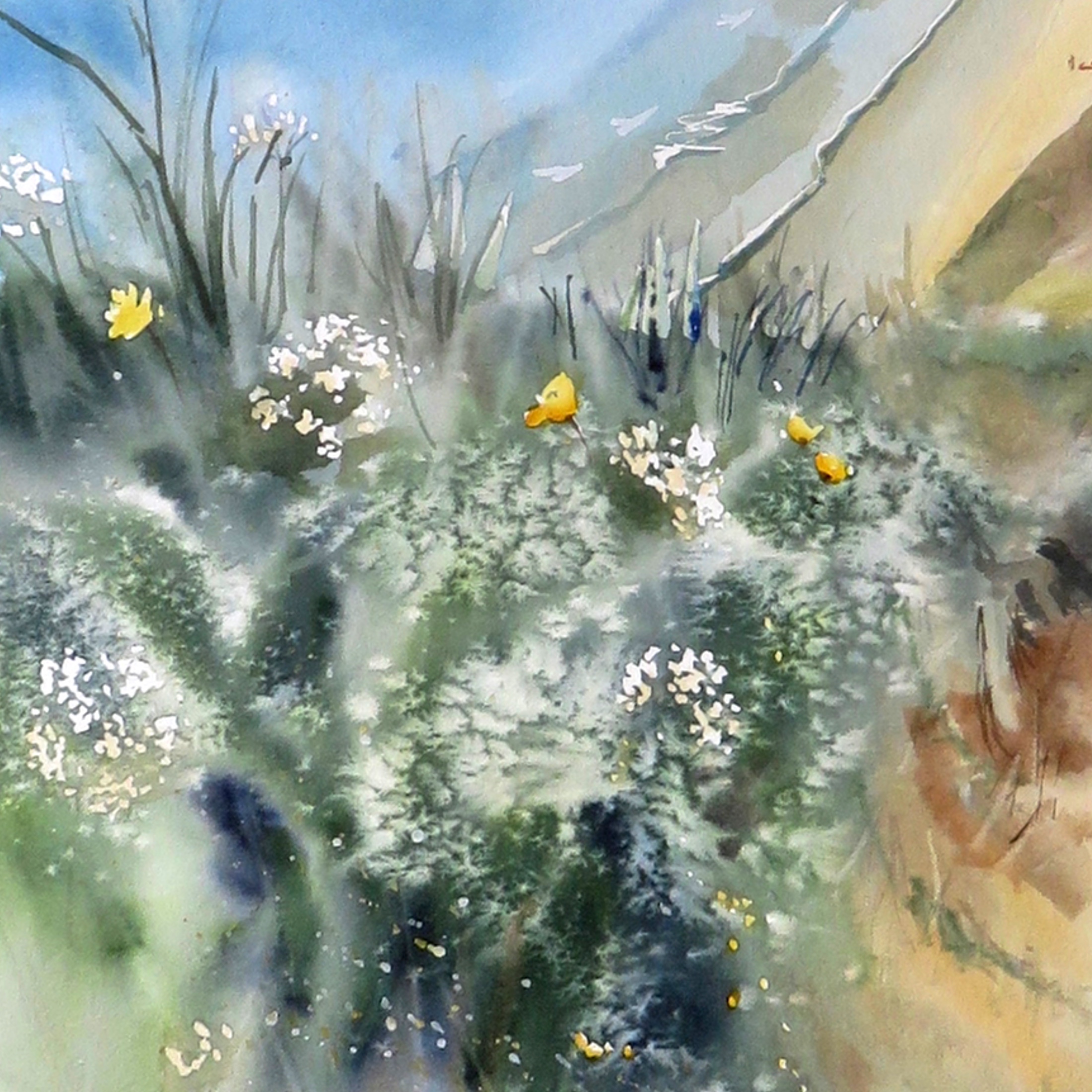 Landscapes in watercolour – online tuition (free)